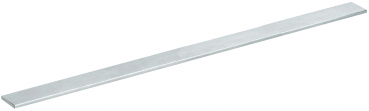Straight steel edge 205cm zinced, rigid